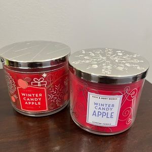 TWO bath & body works candles